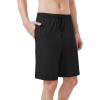 imageWiWi Mens Bamboo Viscose Pajama Shorts Lightweight Lounge Bottoms Soft Knit Sleep Short Pants Loungewear with Pockets S3XBblackchimpanzees