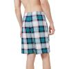 imageWiWi Mens Bamboo Viscose Pajama Shorts Lightweight Lounge Bottoms Soft Knit Sleep Short Pants Loungewear with Pockets S3XBnavynavyGreen Plaid