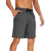 imageWiWi Mens Bamboo Viscose Pajama Shorts Lightweight Lounge Bottoms Soft Knit Sleep Short Pants Loungewear with Pockets S3XCcharcoal