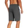 imageWiWi Mens Bamboo Viscose Pajama Shorts Lightweight Lounge Bottoms Soft Knit Sleep Short Pants Loungewear with Pockets S3XCcharcoal