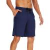 imageWiWi Mens Bamboo Viscose Pajama Shorts Lightweight Lounge Bottoms Soft Knit Sleep Short Pants Loungewear with Pockets S3XCnavy