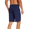 imageWiWi Mens Bamboo Viscose Pajama Shorts Lightweight Lounge Bottoms Soft Knit Sleep Short Pants Loungewear with Pockets S3XCnavy