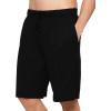 imageWiWi Mens Bamboo Viscose Pajama Shorts Lightweight Lounge Bottoms Soft Knit Sleep Short Pants Loungewear with Pockets S3XDblack