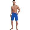 imageWiWi Mens Bamboo Viscose Pajama Shorts Lightweight Lounge Bottoms Soft Knit Sleep Short Pants Loungewear with Pockets S3XDbright Blue