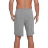 imageWiWi Mens Bamboo Viscose Pajama Shorts Lightweight Lounge Bottoms Soft Knit Sleep Short Pants Loungewear with Pockets S3XDheather Grey