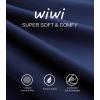 imageWiWi Mens Pajama Sets Viscose from Bamboo Sleepwear Short Sleeve Top and Pants Pjs Sets with Pockets Drawstring SXXLDark Blue