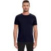 imageWiWi Mens Pajama Sleep Shirt Super Soft Short Sleeve Top Viscose from Bamboo Crew Neck Comfy Solid TShirt S2XLDark Navy