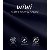 imageWiWi Mens Pajama Sleep Shirt Super Soft Short Sleeve Top Viscose from Bamboo Crew Neck Comfy Solid TShirt S2XLDark Navy