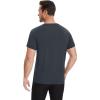 imageWiWi Mens Pajama Sleep Shirt Super Soft Short Sleeve Top Viscose from Bamboo Crew Neck Comfy Solid TShirt S2XLMidnight Blue