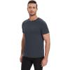 imageWiWi Mens Pajama Sleep Shirt Super Soft Short Sleeve Top Viscose from Bamboo Crew Neck Comfy Solid TShirt S2XLMidnight Blue
