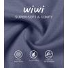 imageWiWi Mens Pajamas Set Viscose from Bamboo Long Sleeve Sleepwear Knit Nightwear 2 Pieces Loungewear Sets with Pants SXXLVintage Indigo