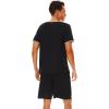 imageWiWi Mens Pajamas Set Viscose from Bamboo Short Sleeve Top ampamp Pajama Shorts Sleepwear Soft Loungewear with Pockets SXXLAblack