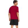 imageWiWi Mens Pajamas Set Viscose from Bamboo Short Sleeve Top ampamp Pajama Shorts Sleepwear Soft Loungewear with Pockets SXXLBwine RedBlack