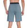 imageWiWi Soft Pajama Bottoms Shorts for Men Sports Pjs Sleep Summer Short Pants Viscose from Bamboo Loungewear SXXLDeep Purple