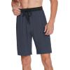 imageWiWi Soft Pajama Bottoms Shorts for Men Sports Pjs Sleep Summer Short Pants Viscose from Bamboo Loungewear SXXLMidnight Blue