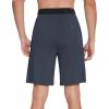 imageWiWi Soft Pajama Bottoms Shorts for Men Sports Pjs Sleep Summer Short Pants Viscose from Bamboo Loungewear SXXLMidnight Blue
