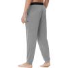 imageWiWi Viscose from Bamboo Mens Pajama Pants Jogger Bottoms Sleep Pant with Pockets Sweatpants SXXLHeather Grey