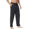imageWiWi Viscose from Bamboo Mens Sleep Pant Sports Trousers with Pockets Light bottom SXXLAcharcoal Heather