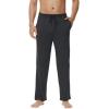 imageWiWi Viscose from Bamboo Mens Sleep Pant Sports Trousers with Pockets Light bottom SXXLAcharcoal Heather