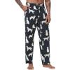 imageWiWi Viscose from Bamboo Mens Sleep Pant Sports Trousers with Pockets Light bottom SXXLAdog