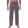 imageWiWi Viscose from Bamboo Mens Sleep Pant Sports Trousers with Pockets Light bottom SXXLAmisty Grey