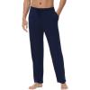 imageWiWi Viscose from Bamboo Mens Sleep Pant Sports Trousers with Pockets Light bottom SXXLAnavy