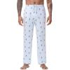 imageWiWi Viscose from Bamboo Mens Sleep Pant Sports Trousers with Pockets Light bottom SXXLAskiing on Light Blue