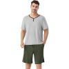 B-light Heather Grey/Dark Fence Green