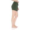 imageWiWi Bamboo Visose Pajama Shorts for Women Soft Sleep Bottoms Plus Size Lounge Boxers Pj Sleepwear Bottom S4XAarmy Green