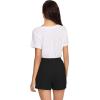 imageWiWi Bamboo Visose Pajama Shorts for Women Soft Sleep Bottoms Plus Size Lounge Boxers Pj Sleepwear Bottom S4XAblack