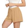 imageWiWi Bamboo Visose Pajama Shorts for Women Soft Sleep Bottoms Plus Size Lounge Boxers Pj Sleepwear Bottom S4XAbrown