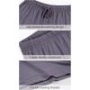 imageWiWi Bamboo Visose Pajama Shorts for Women Soft Sleep Bottoms Plus Size Lounge Boxers Pj Sleepwear Bottom S4XAdark Grey