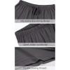 imageWiWi Bamboo Visose Pajama Shorts for Women Soft Sleep Bottoms Plus Size Lounge Boxers Pj Sleepwear Bottom S4XAiron Grey