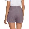 imageWiWi Bamboo Visose Pajama Shorts for Women Soft Sleep Bottoms Plus Size Lounge Boxers Pj Sleepwear Bottom S4XAmisty Grey