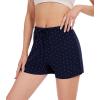 imageWiWi Bamboo Visose Pajama Shorts for Women Soft Sleep Bottoms Plus Size Lounge Boxers Pj Sleepwear Bottom S4XAnavyWhite Dots