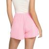 imageWiWi Bamboo Visose Pajama Shorts for Women Soft Sleep Bottoms Plus Size Lounge Boxers Pj Sleepwear Bottom S4XApink