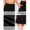 imageWiWi Bamboo Visose Pajama Shorts for Women Soft Sleep Bottoms Plus Size Lounge Boxers Pj Sleepwear Bottom S4XBblack