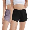 imageWiWi Bamboo Visose Pajama Shorts for Women Soft Sleep Bottoms Plus Size Lounge Boxers Pj Sleepwear Bottom S4XBblackviolet