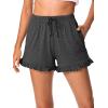 imageWiWi Bamboo Visose Pajama Shorts for Women Soft Sleep Bottoms Plus Size Lounge Boxers Pj Sleepwear Bottom S4XBcharcoal Heather