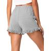 imageWiWi Bamboo Visose Pajama Shorts for Women Soft Sleep Bottoms Plus Size Lounge Boxers Pj Sleepwear Bottom S4XBheather Grey