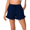 imageWiWi Bamboo Visose Pajama Shorts for Women Soft Sleep Bottoms Plus Size Lounge Boxers Pj Sleepwear Bottom S4XBnavy