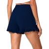 imageWiWi Bamboo Visose Pajama Shorts for Women Soft Sleep Bottoms Plus Size Lounge Boxers Pj Sleepwear Bottom S4XBnavy