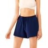 imageWiWi Bamboo Visose Pajama Shorts for Women Soft Sleep Bottoms Plus Size Lounge Boxers Pj Sleepwear Bottom S4XCnavy