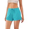 imageWiWi Bamboo Visose Pajama Shorts for Women Soft Sleep Bottoms Plus Size Lounge Boxers Pj Sleepwear Bottom S4XCturquoise