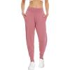 imageWiWi Joggers for Women with Pockets High Waist Workout Yoga Tapered Sweatpants Womens Lounge Pants SXXLDusty Rose