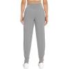 imageWiWi Joggers for Women with Pockets High Waist Workout Yoga Tapered Sweatpants Womens Lounge Pants SXXLHeather Grey
