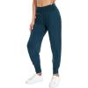 imageWiWi Joggers for Women with Pockets High Waist Workout Yoga Tapered Sweatpants Womens Lounge Pants SXXLInk Blue