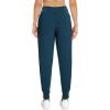 imageWiWi Joggers for Women with Pockets High Waist Workout Yoga Tapered Sweatpants Womens Lounge Pants SXXLInk Blue