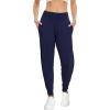 imageWiWi Joggers for Women with Pockets High Waist Workout Yoga Tapered Sweatpants Womens Lounge Pants SXXLNavy