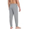 imageWiWi Men s Pajama Pants Sports Bottoms Sleep Pant with PocketsViscose from Bamboo SXXLHeather Grey